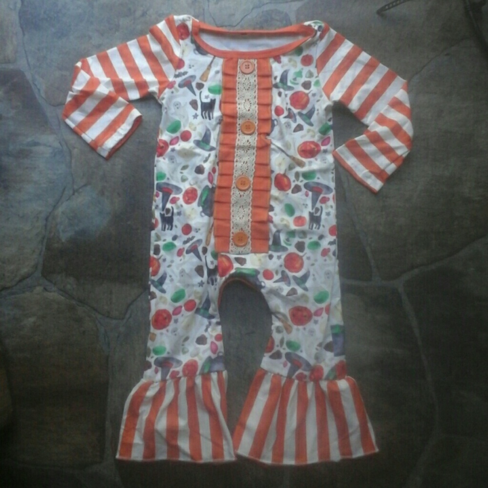 Halloween rompers